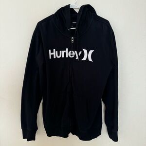 Hurley One and Only Full Zip Hoodie - Black - Large